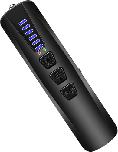Detector de Microfonos y Camaras Ocultas, RF 4 en 1 Jammer Inhibidor de Señal, Detector Teléfonos Móviles para Localizar GPS Redes WiFi, Inhibidor de Frecuencia Portátil para Hoteles Oficinas Viajes