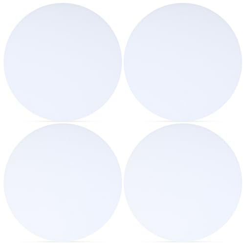 LALAFINA 4 Pezzi Paralume Diffusore per Lampada a Sospensione in Pvc Bianco Illuminazione Soffusa e Funzione Antiabbagliamento per Lampade a Sospensione e Paralumi
