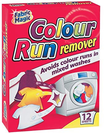 Kb Colour Run Remover Avoids Colour Runs In Mixed Washes. Fabric Magic. 12 Sheets
