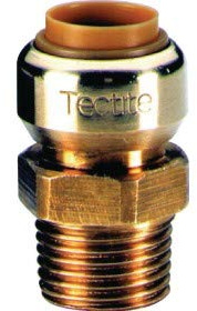 manchon instantané - tube cuivre - femelle 12 mm / mâle à visser 12 x 17 mm - comap tectite