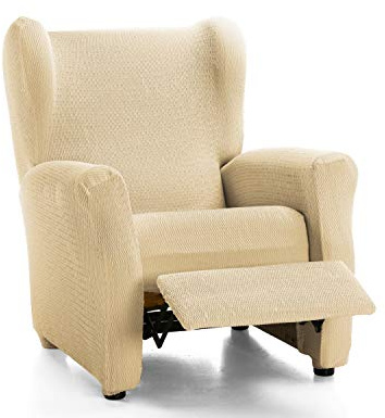 Martina Home - Copri-poltrona elastico, modello Tunez Custodia poltrona relax 32x42x8 cm beige
