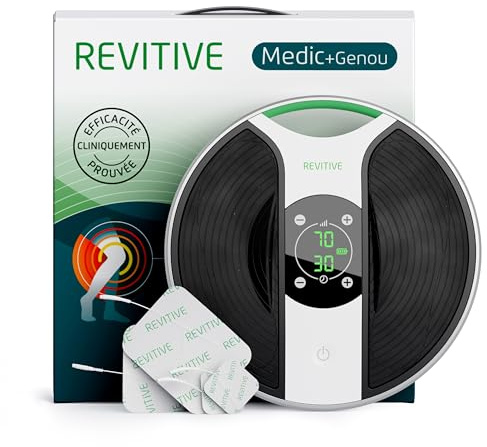 Revitive Medic Genou® - Soulage les douleurs aux genoux pour soutenir la stabilité, la force et la mobilité sans médicaments