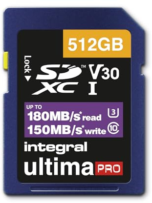 Geheugenkaart Integral SDXC 512GB