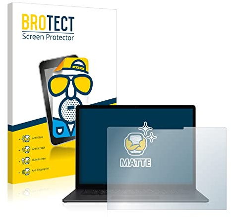 BROTECT Schutzfolie für Microsoft Surface Laptop 4 15 | Entspiegelnder Displayschutz Made in Germany Matte Displayschutz-Folie Anti-Reflex Anti-Fingerprint Einfache Montage
