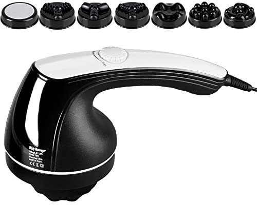 Masseur électrique 7 en 1, Appareil de Massage Anti Cellulite，7 masseurs de tête interchangeables, portables et polyvalents.