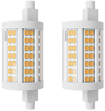 Familite R7S LED Bulb 78MM, 15W Dimmable J78 Flood Light, 150W Halogen T3 Replacement for Torchiere Wall Sconce Work Banker Light, Natural White 4000K, Pack of 2
