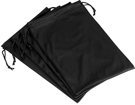 PATIKIL Ski Brillentasche Mikrofaser Skibrillenschutz überzug Schneebrille Abdeckung Weiche Aufbewahrung Hülle Kordelzug Tasche für Sonnenbrille Kamera Linsen