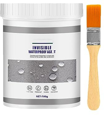 Sellador Invisible Impermeable, Agente Permeable, Pegamento Transparente Con Cepillo Antifugas (100G)