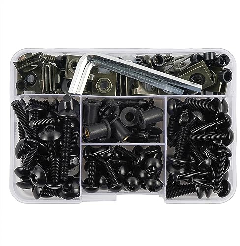 AQWAL Compatible avec Suzuki pour GSXR 600 750 1000 K1 K2 K3 K4 K5 K6 K7 K8 K9 K10 Boulons De Carénage De Moto Fixation Clip Vis Pare-Brise Carénage Boulon boulons et écrous de Moto (Color : 2)