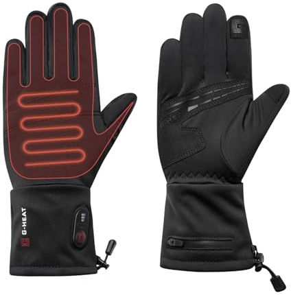 G-HEAT – Beheizbare Handschuhe für Herren & Damen mit Akku | Wasserabweisend, Winddicht, Silikon-Grip | Ideal für Fahrrad, Moto, Winter, Stadt & Raynaud-Syndrom