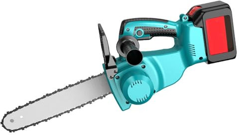 YHJLZNA Motosierra Eléctrica De Mano con Batería,Motosierra Eléctrica,Motosierra De Mano con Batería,Adecuada para Cortar Madera, Podar Jardín(Size:12inch)