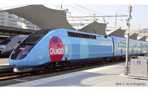 KATO by Lemke K101763 N Train Moteur TGV Duplex OUIGO, 10 pièces, SNCF