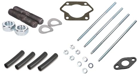 Zylinder Montage Set mit Stehbolzen, Dämpfungsgummi, Befestigungsmaterial + Dichtungen Simson S51, S70, S53, S83, SR50, SR80, Schwalbe KR51/2