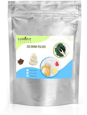 Luxofit Stracciatella Sahne Getränk isotonisch Iso Drink Pulver, Natürliche Farbstoffe, für aktiven Lebensstil, Sportlergetränk, schnelle und einfache Zubereitung (1 Kg)