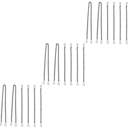 Sewroro 3sets Heavy Duty Wall Hooks Sturdy Metal Hanging Plant Hook for Outdoor Decor Hanging Chains 6pcs*3