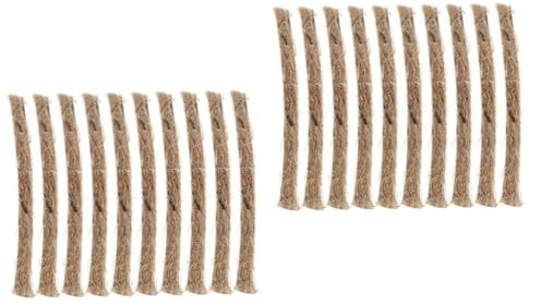 WOONEKY 2sets Outdoor Kit Feuer Feuer Starter Seil Werkzeug 20 Stücke * 2
