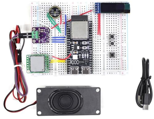 Ptdfjspt AI Voice Chat Robot 4G Internet ESP32-S3 Development Board Breadboard Finished Kit for for Student Educational