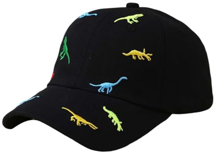 Générique Chapeau De Soleil pour Enfant Dinosaur Casquette De Baseball Été Chapeux Réglable Garçon Fille Casquette