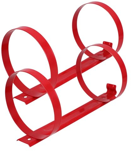 FUNOMOCYA Staffa di Supporto per Estintore 2kg Doppio Gancio Porta Estintore da Parete Kit di Montaggio per Auto Camion e Casa
