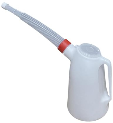 JicSuXi Ölkanne mit Langem Ausguss Und Deckel, Praktisch mit Griff, Motorölspender für Die Mechanische Werkstatt Und auf Reisen, 3L