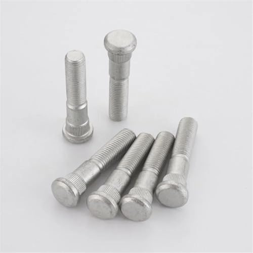 Radbolzen Radschraube 6 Stück Radschrauben Muttern Stehbolzen Rändel 16,3 Mm M14 X 1,5 Radschrauben 53 Mm/65 Mm M14 X 1,5 Radschrauben M14 Befestigungsschrauben(53mm)