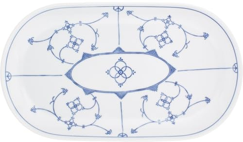 KAHLA 463306A75019H Blau Saks Platte, oval, 32 cm