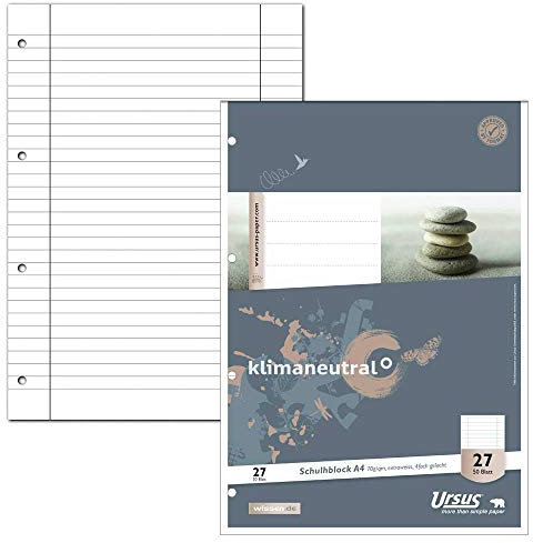 Ursus 040450027 10 Briefblöcke A4 lin.Nr.27
