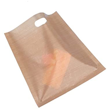 ENJY Toaster Bags 20 Pcs Non Stick Toaster Bag,Reusable Heat Resistant Grilled Cheese Sandwich Bread Bag,Kitchen Cooking Toaster Bags (Color : 20PCS 16.5 x 16cm)