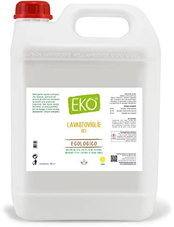 Eko Detersivo Lavastoviglie Liquido 5 Litri - Ecologico