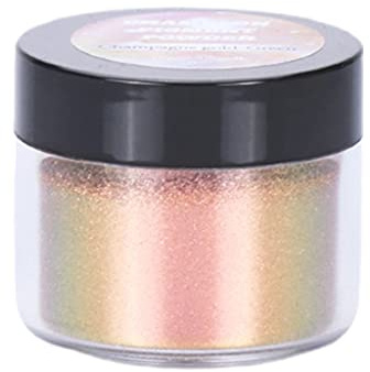 PHILSP Chamäleon-Pulver, Farbverschiebung, Glimmerpulver für Epoxidharz, Perlpigmentpulver zum Bemalen, Seifen, Schleim, 12 Farben, Chamäleon-Pulver, Champagner, 10 Stück