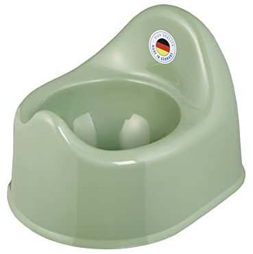 Rotho Babydesign Bella Bambina Kindertopf - Kindertöpfchen in Grün mit integriertem Toilettensitz - Robust und komfortabel für die Kindertoilette