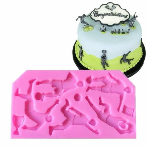 Diy Fondant Formen 2 Stücke Fußball Trophäe Form Silikon Diy Kuchen Fondant Werkzeug Pralinenform