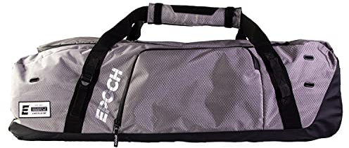 Epoch Lacrosse - Elite Gear Bag for Men and Women – Lacrosse Duffle Bag, Rip-Stop Hex Material, Vented Main Compartment, Spacious Design - Grey (Elite Gear Bag - Gray)