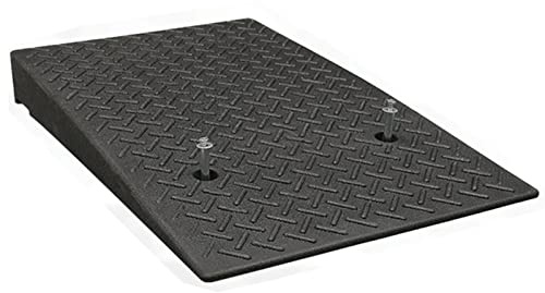 Ramp, Threshold Ramp, Lawn Mower Shed Ramps for Kerb Doorstep 3inch 5inch 6inch 8inch Rise, Heavy Duty Handicap Moving Trailer Wheelchair Ramp (Color : Height, Size : 16cm/6.3inch),portable ramps for