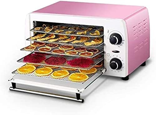 IUBGFTO 5 Trays Food Dehydrator Fruit Vegetable Herb Meat Drying hine Household Mini Food Dryer Pet Snacks Food Dryer