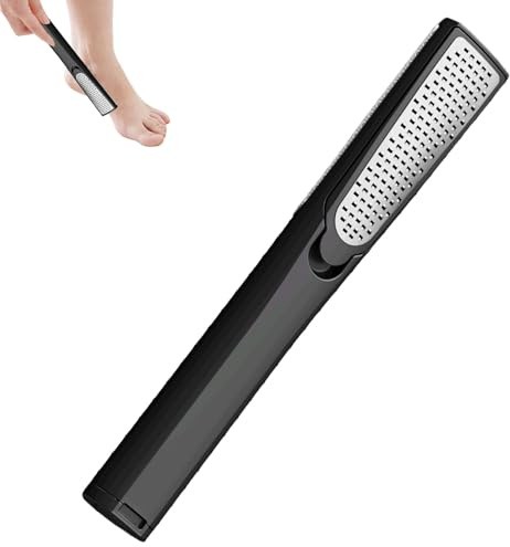 Escofina para pies de lados, removedor de callos, herramienta ergonómica para pies, profesional de pedicura, escofina multiángulo, segura y para eliminar callos