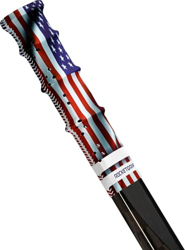 ROCKETGRIP – Impugnatura sportiva per mazza da hockey su ghiaccio – Maniglie forate – Accessori per hockey su ghiaccio, taglia unica (USA)