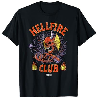 Stranger Things Hellfire Club Classic Metal T-Shirt