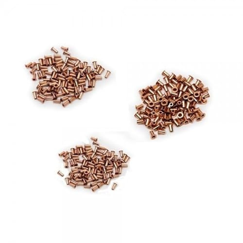 Kupfernieten für Metallbohrungen, PCB, doppelseitig, 0,6 mm, 0,8 mm, 1,0 mm, 375 Stück