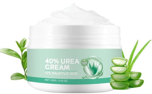 Urea Fußcreme, Urea Creme 40 Prozent für die Füße und Hände, Feuchtigkeit Hornhautentferner Fußcreme - Hornhaut und abgestorbene Haut für Füße, Fusscreme für FußPflege und Hornhaut Entfernen