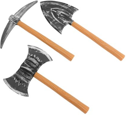 ifundom 3stücke Teiliges Zwergen-kostümset Mit Schaufel Pickaxe Und Realistische Cosplay-Requisiten Für Halloween-feiern Und Bühnenaufführungen Leicht Und Sicher Für Altersgruppen