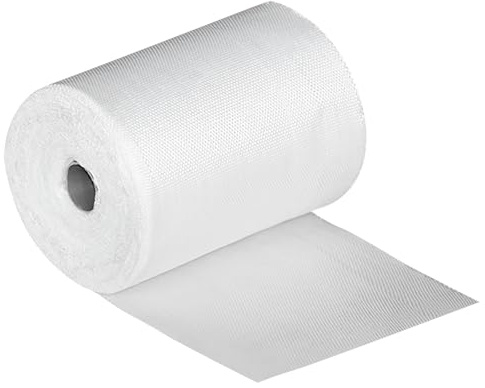 Nastro in Fibra di Vetro 10CM*30M,ESYFOR Tessuto in Fibra di Vetro Impermeabile Resistente Alta Temperatura Rotolo vetroresina Tessuto di Rinforzo per Riparazione e Il Rinforzo Di Tubi o Cavi