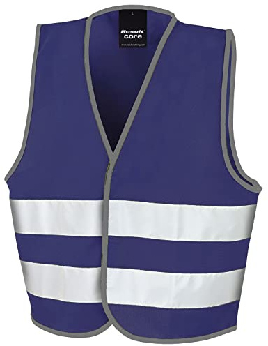 Result Core - Gilet de sécurité - Enfant (7-9 ans) (Bleu marine)