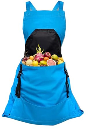 Nankoyal Tablier de récolte | Tablier de récolte imperméable pour la cueillette des fruits | Pochette de rangement Outils de jardinage pour élaguer, désherber, planter, récolter des œufs, des légumes