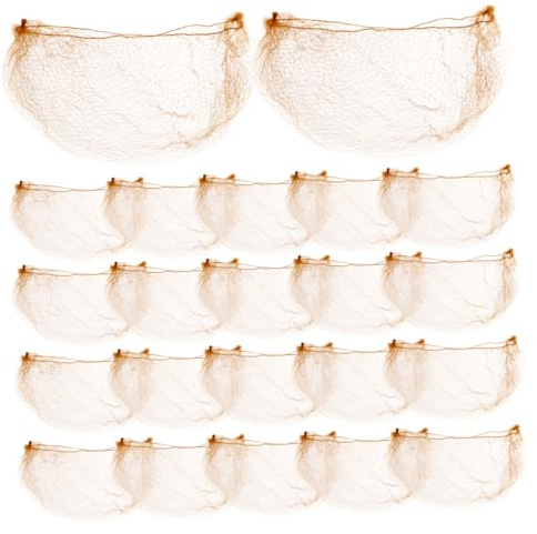 SAFIGLE 50stücke Haarnetze für Frauen Unsichtbares Haarnetz für Duttfrisuren Duttabdeckung Haaraccessoires Geeignet für Tanz und Alltag