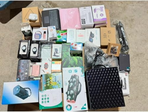 Maxmystery_Electronic_Box for Sale Computers Game Consoles Cell Phones,Black Electronic Pallets for Returns Qwg77