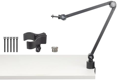 Desktop Microphone Boom Arm Overhead Mic Stand With Adjustable Design For Live Streaming And Content Creation Microphone Live Streaming Overhead Mount