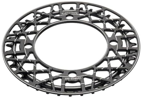 FACAIIO Plateau de vélo de montagne avec protection de chaîne, alliage d'aluminium 104BCD, options 34Tor 36Tor 38T