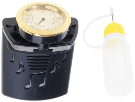 Acoustic Guitar Humidifier Includes 10ml Water Bottle Silicone Clips Real Time Hygrometer Suitable for Control Analog Hygrometer Guitar Humidifier