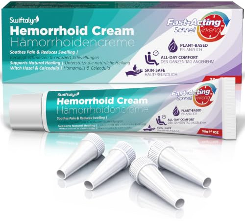 Hemorrhoids Treatment Hemorrhoid Piles Cream: Extra Strength Haemorrhoids & Pile Cream – Comfort Formula with Applicator, 30g